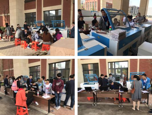 雷大宇在場外指定地點嚴陣以待，時刻準備著為作品添光加彩。