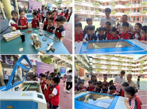 雷宇為本次活動(dòng)的提供了LaserMaker建模軟件與激光切割機(jī)支持。